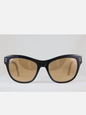 Women's Black Cat-Eye Sunglasses with Brown Lenses polarized ROCCO